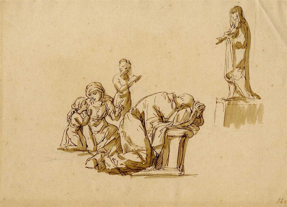ITALIAN SCHOOL [17TH-18TH CENTURY] - Pen and ink 