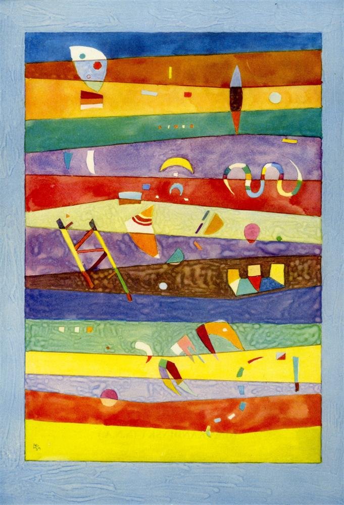 WASSILY KANDINSKY - Original color collotype