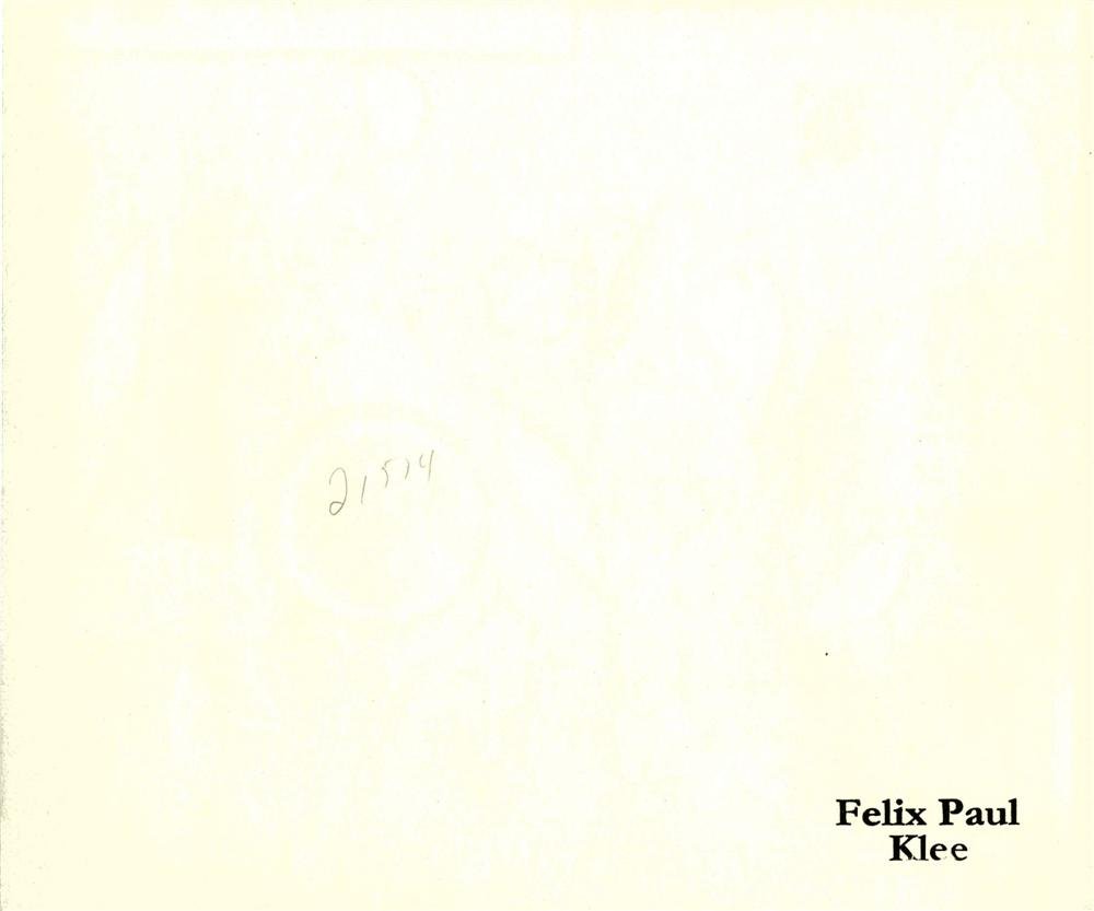 PAUL KLEE [AFTER] - Original color collotype - 2