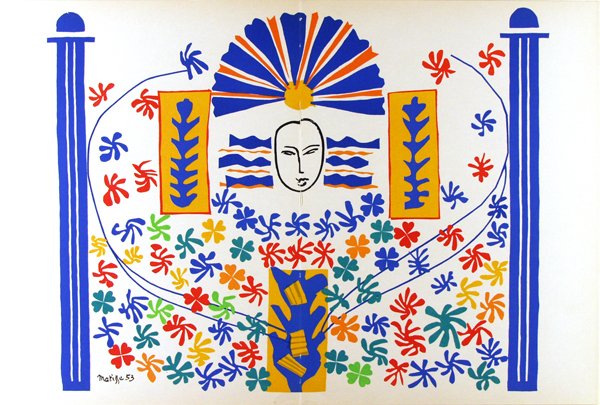 HENRI MATISSE - Original color lithograph