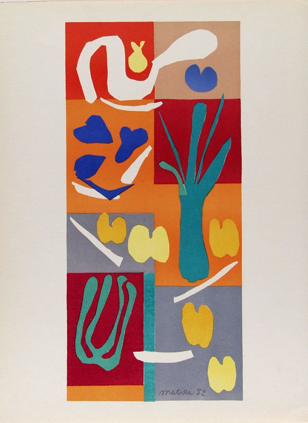 HENRI MATISSE - Original color lithograph