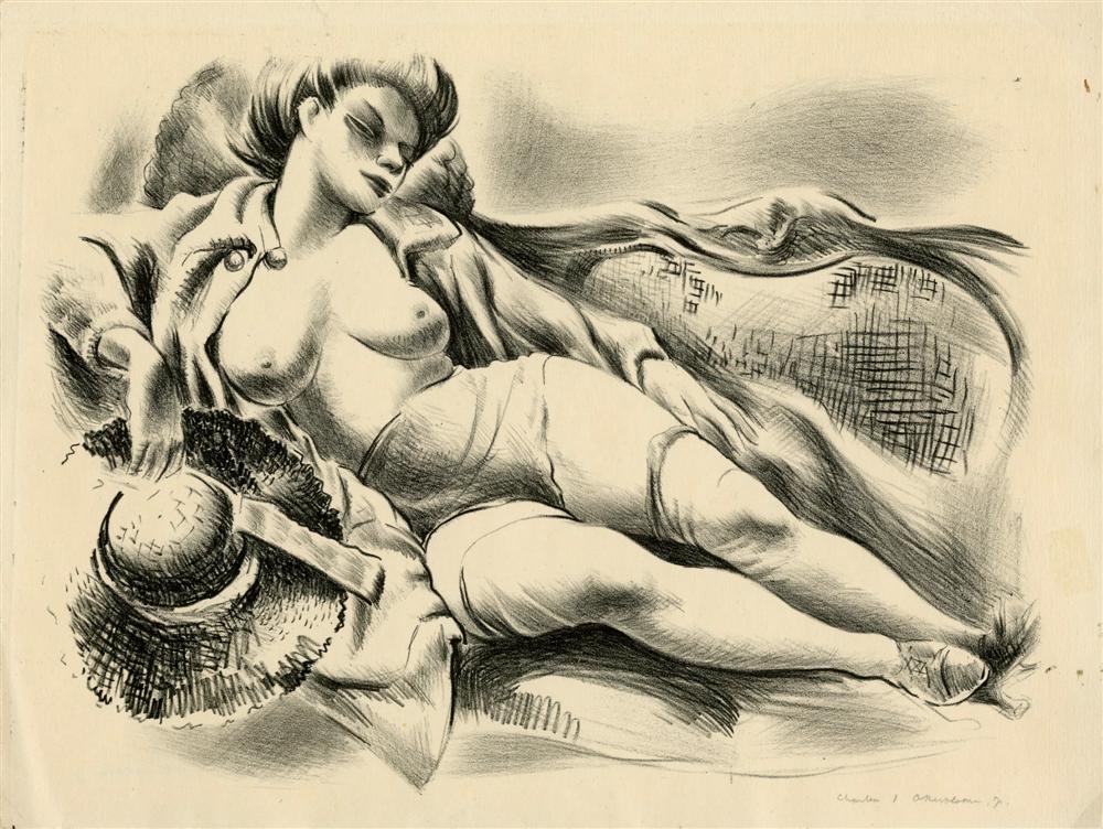 CHARLES I. OKERBLOOM, JR. - Etching