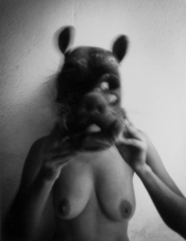 PABLO AGUINACO LLANO - Gelatin silver print: Pablo Aguinaco Llano (Mexican, b. 1950). "Tigresa". Gelatin silver print. 2010. Printed 2010. Signed lower right. Fine condition. Aguinaco is best known for his strong and expressionist color work. Hi