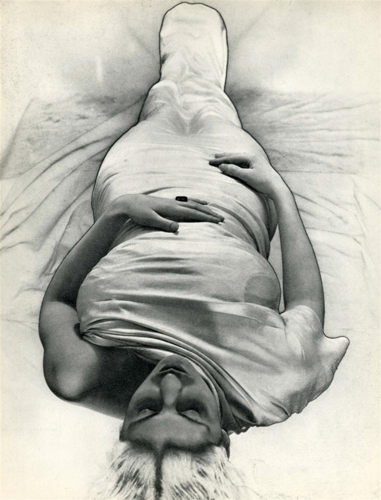 ERWIN BLUMENFELD - Original vintage photogravure: Erwin Blumenfeld (German-American, 1897-1969). "Living Mummy [solarization]". Original vintage photogravure. c1935. Printed 1935. Image size: 11 1/2 x 8 7/8 in. (292 x 225 mm). [23913] |600| {R100}