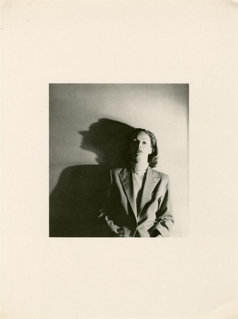 CECIL BEATON - Original photogravure: Cecil Beaton (English, 1904 - 1980). "Greta Garbo". Original photogravure. 1946. Printed later. Very good condition, with tissue guard. Overall size: 15 5/8 x 11 3/4 in. (397 x 298 mm). Image size: 7 