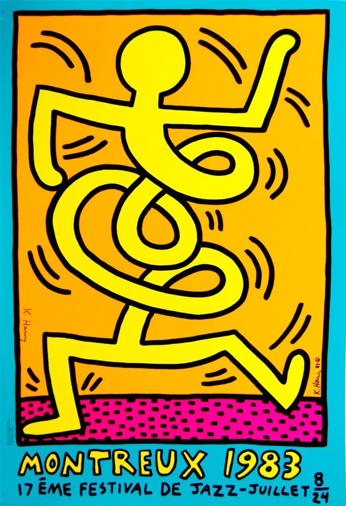 KEITH HARING - Original color silkscreen (1 of 2)