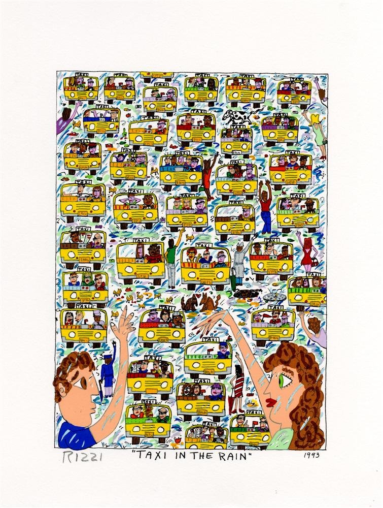 ジェームス・リジィ タクシー 『TAXI TAKE US 』 ジェームス・リジィ 『TAXI TAKE US HOME』 ｜骨董品買取 緑和堂