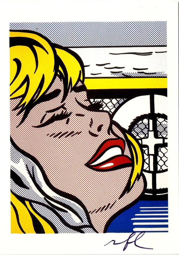 ROY LICHTENSTEIN - Color offset lithograph (1 of 2)