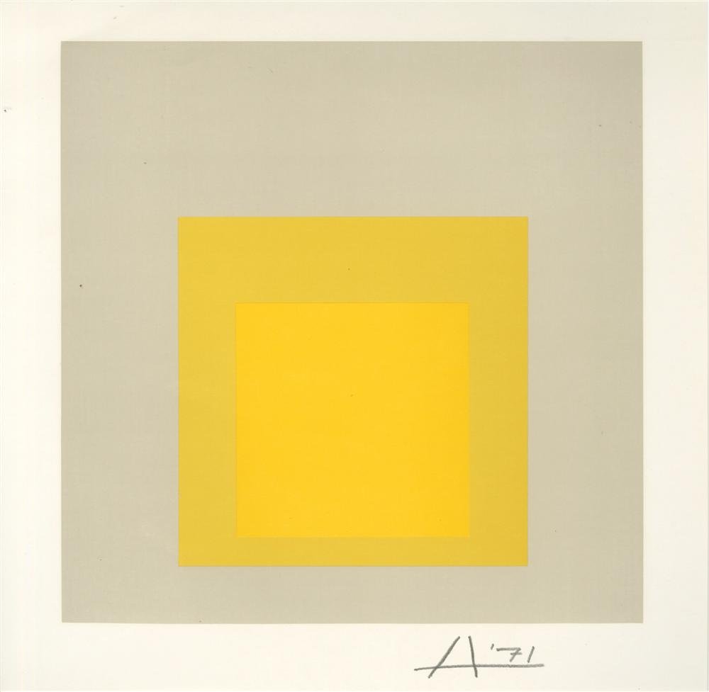 JOSEF ALBERS - Original color silkscreen (1 of 1)
