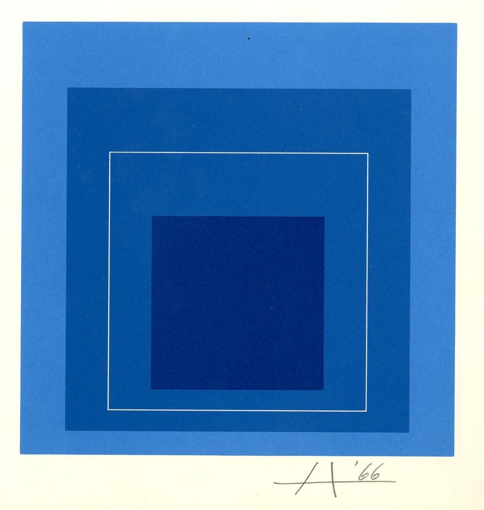 JOSEF ALBERS - Original color lithograph (1 of 1)