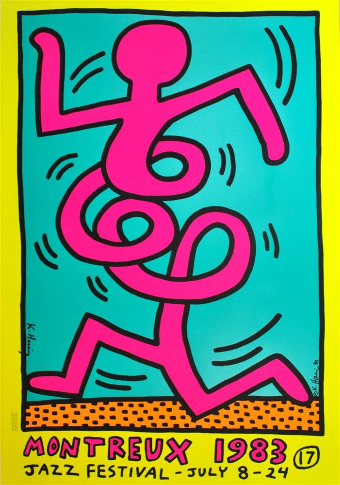 KEITH HARING - Original color silkscreen (1 of 4)