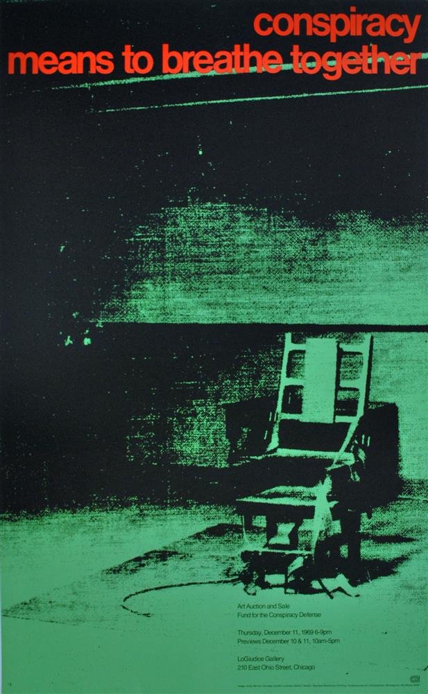 ANDY WARHOL - Color offset lithograph (1 of 3)