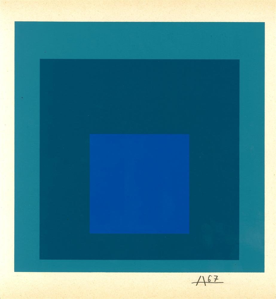 JOSEF ALBERS - Original color silkscreen (1 of 1)