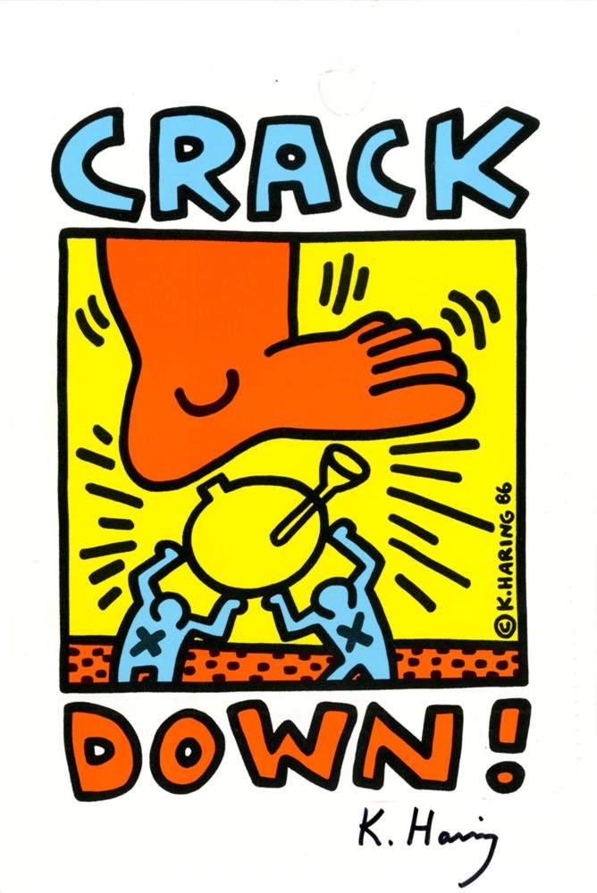 KEITH HARING - Original color silkscreen (1 of 3)