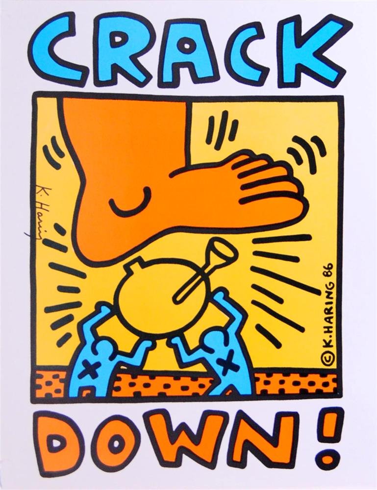 KEITH HARING - Original color silkscreen (1 of 1)