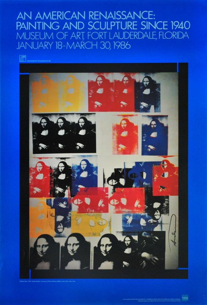 ANDY WARHOL - Original color offset lithograph (1 of 1)
