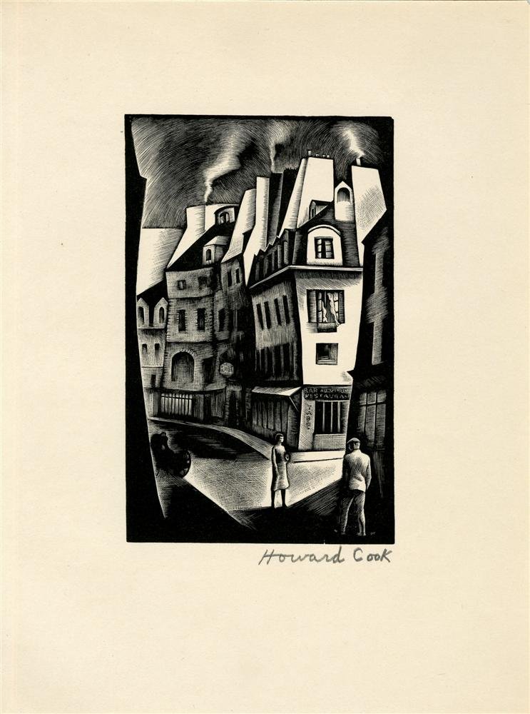 HOWARD COOK - Wood engraving (1 of 1)