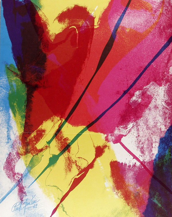 PAUL JENKINS - Color lithograph (1 of 1)