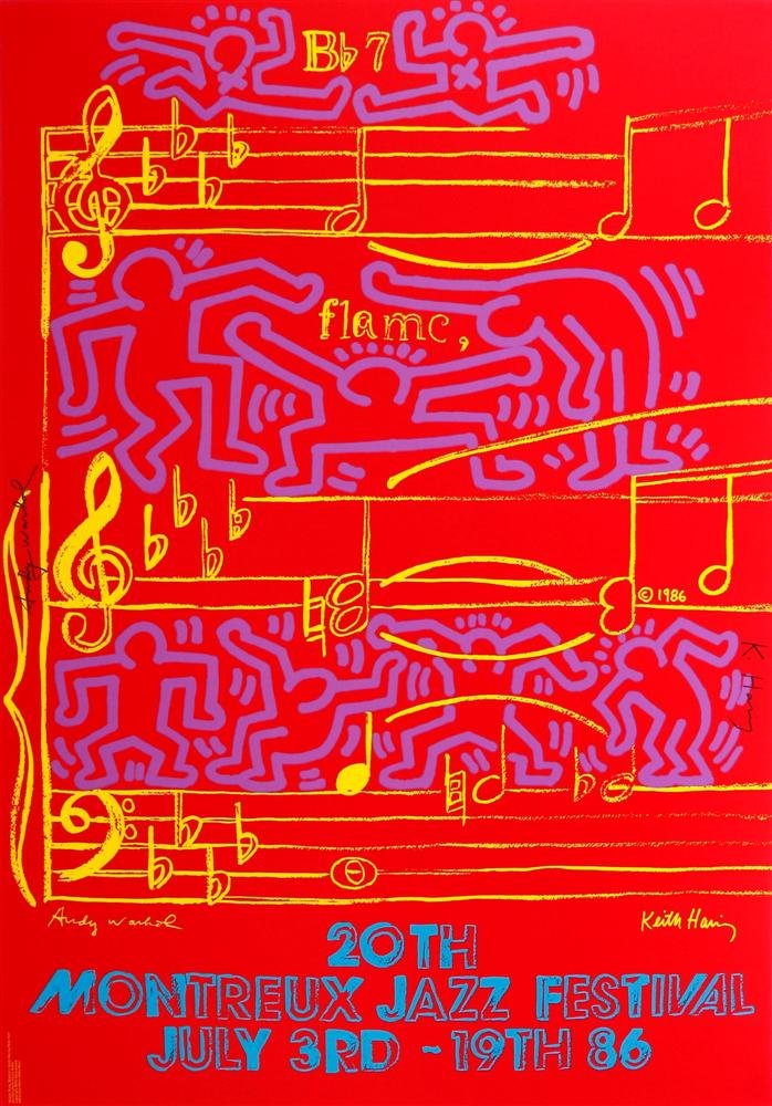 ANDY WARHOL & KEITH HARING - Original color (1 of 1)