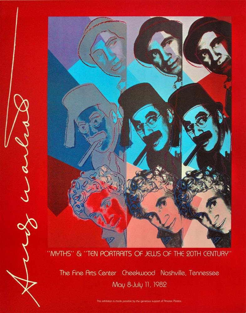 ANDY WARHOL - Color offset lithograph (1 of 3)