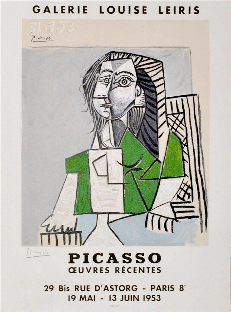 PABLO PICASSO - Color lithograph (1 of 1)