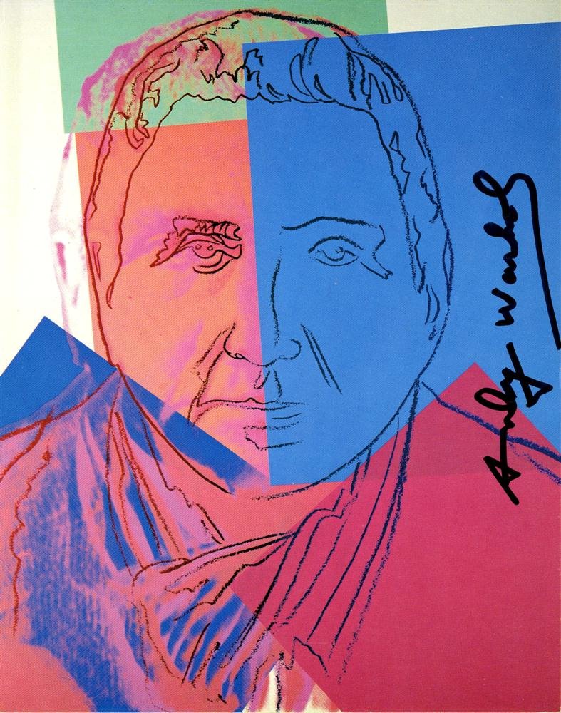 ANDY WARHOL - Color offset lithograph (1 of 2)