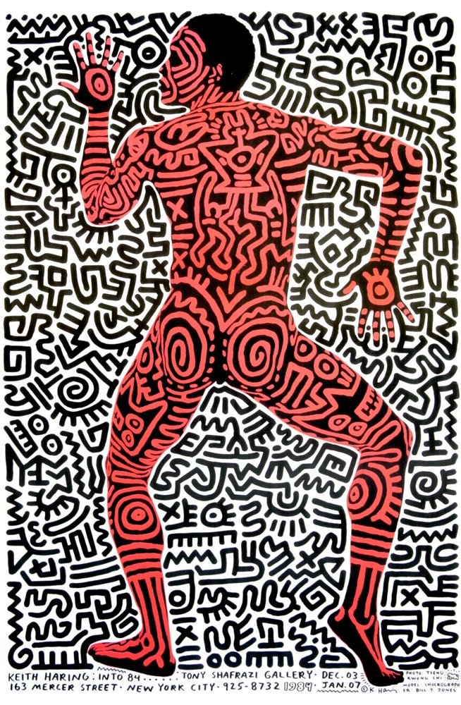KEITH HARING [d'apres] - Color poster (1 of 1)
