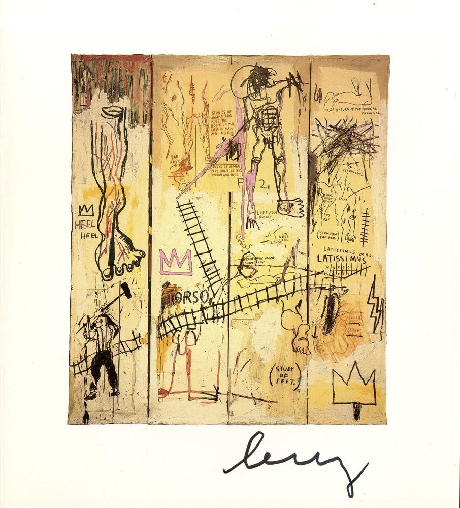 JEAN-MICHEL BASQUIAT - Color offset lithograph (1 of 1)