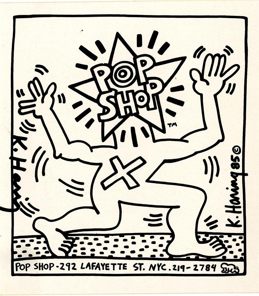 KEITH HARING - Offset lithograph (1 of 2)