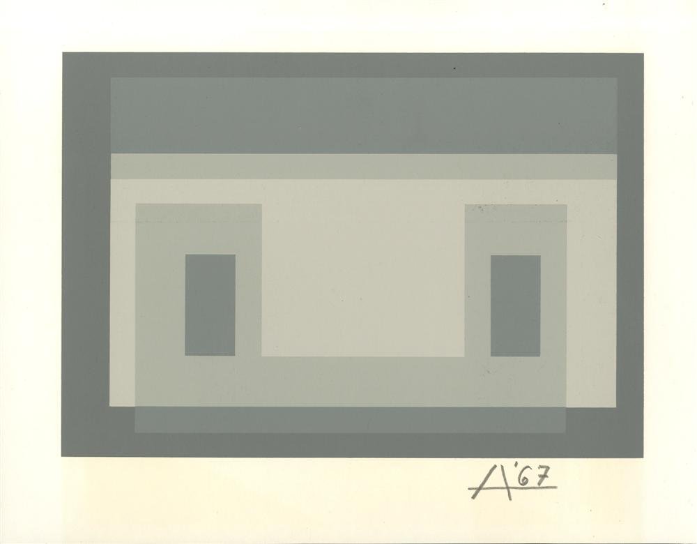 JOSEF ALBERS - Original color silkscreen (1 of 1)