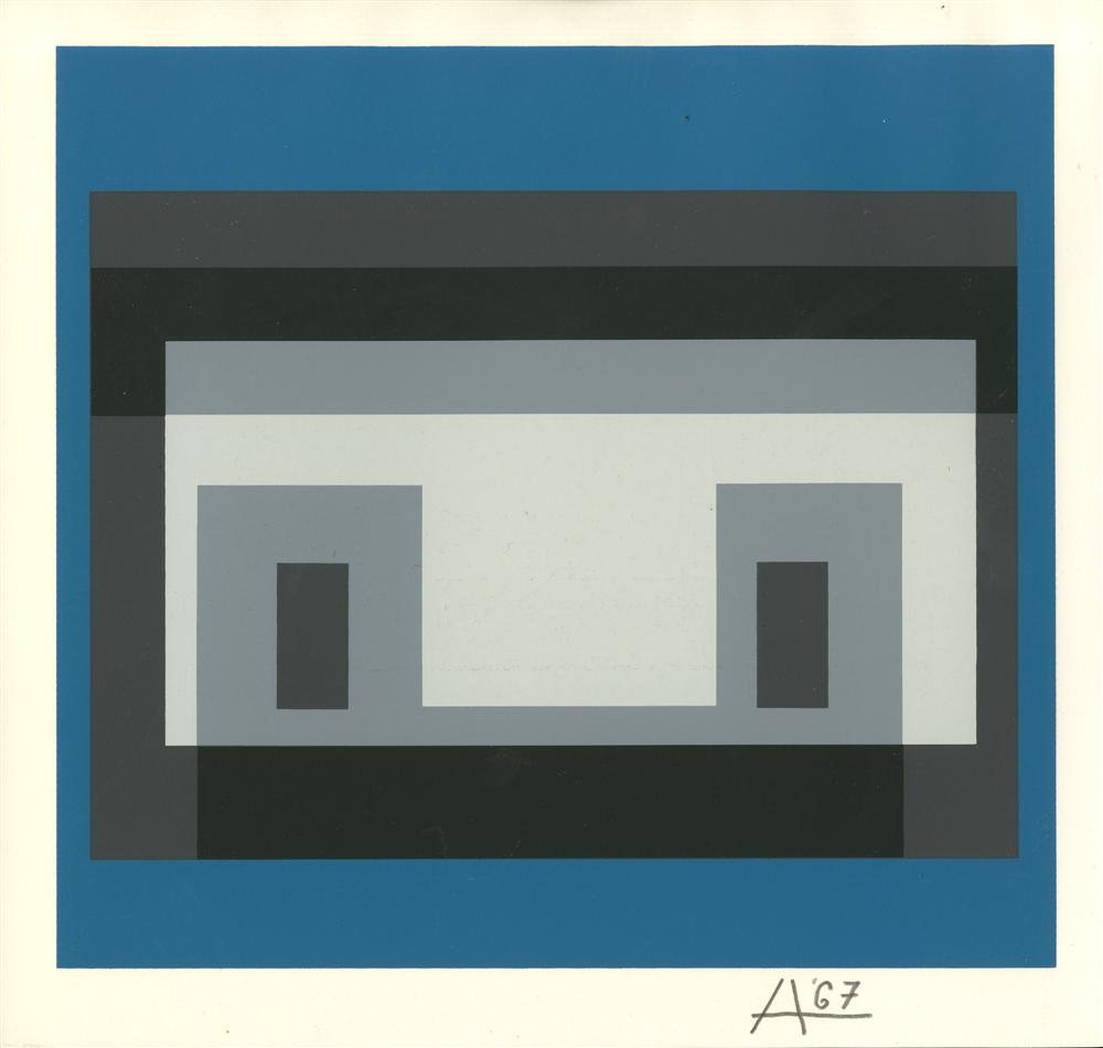 JOSEF ALBERS - Original color silkscreen (1 of 1)