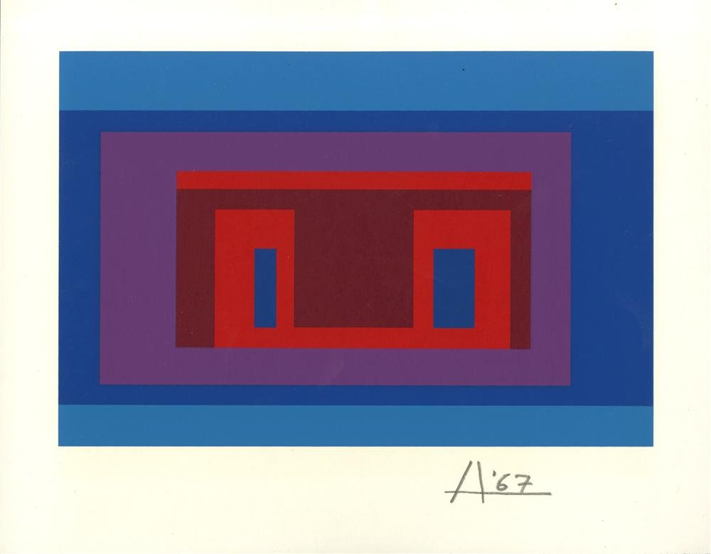 JOSEF ALBERS - Original color silkscreen (1 of 1)
