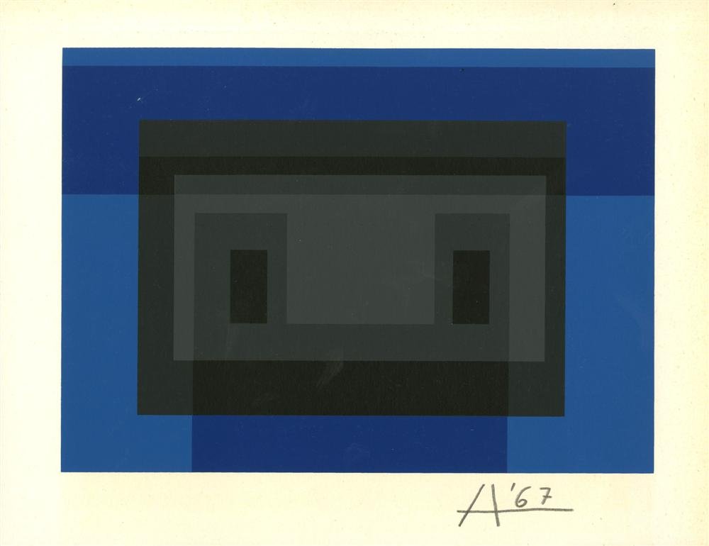 JOSEF ALBERS - Original color silkscreen (1 of 1)