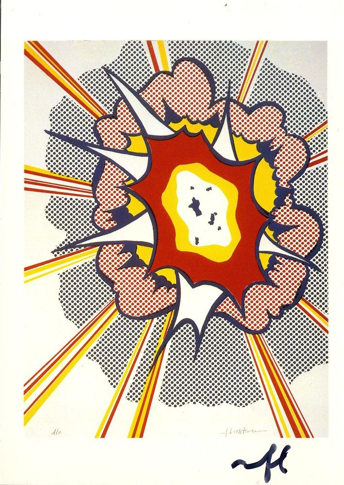 ROY LICHTENSTEIN - Explosion (1 of 2)