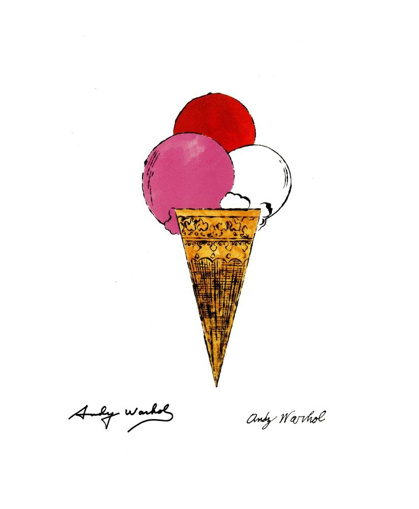 ANDY WARHOL [d'apres] - Ice Cream Cone - Triple (1 of 1)