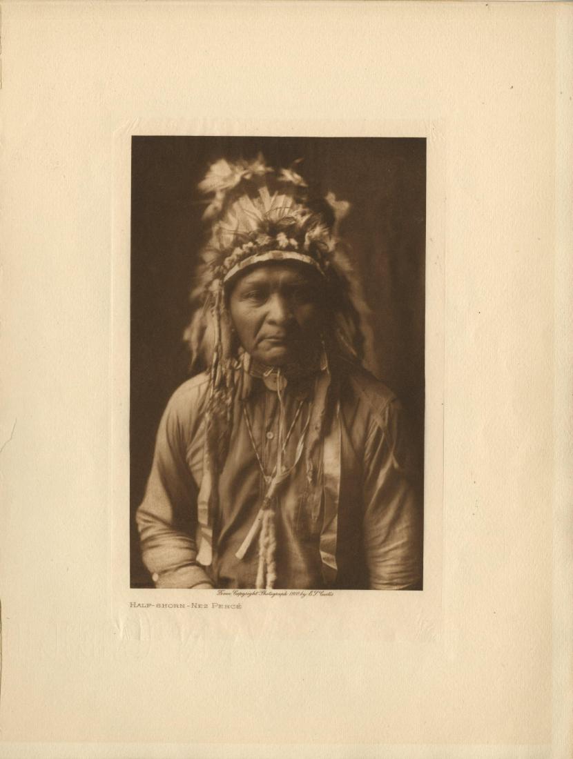 EDWARD S. CURTIS - Half-shorn - Nez Perce (1 of 1)
