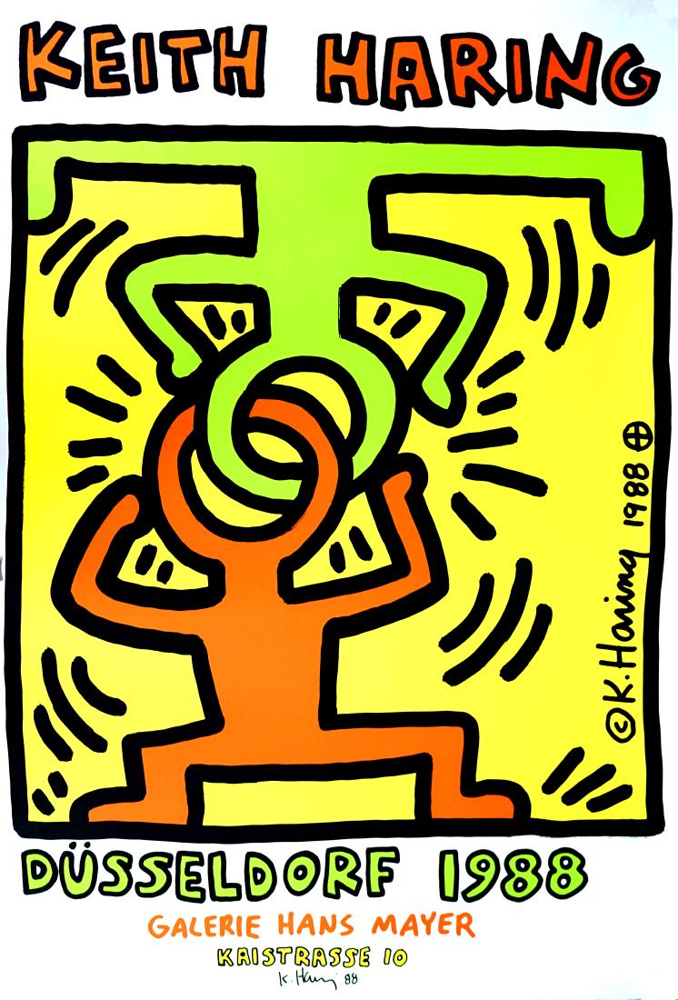 KEITH HARING - Keith Haring @ Galerie Hans Mayer (1 of 1)