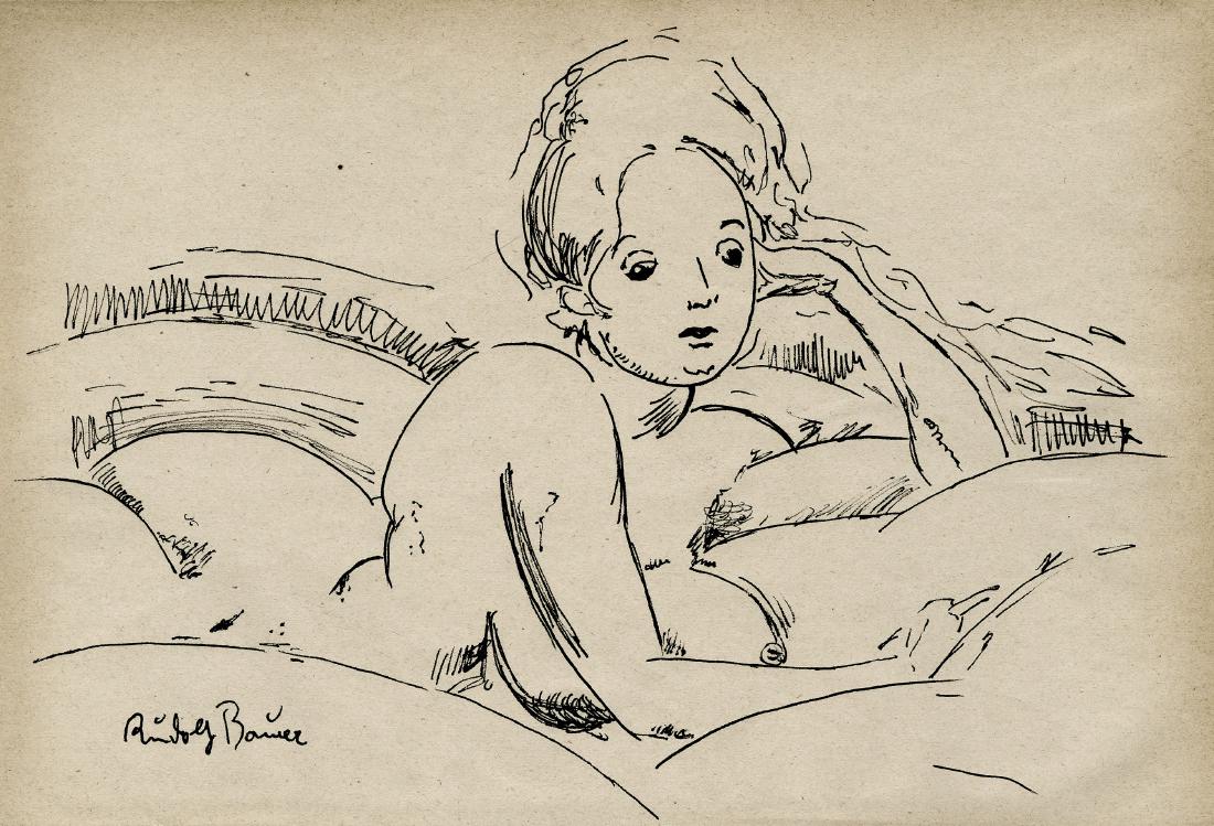 RUDOLF BAUER - Nackte Frau (1 of 1)