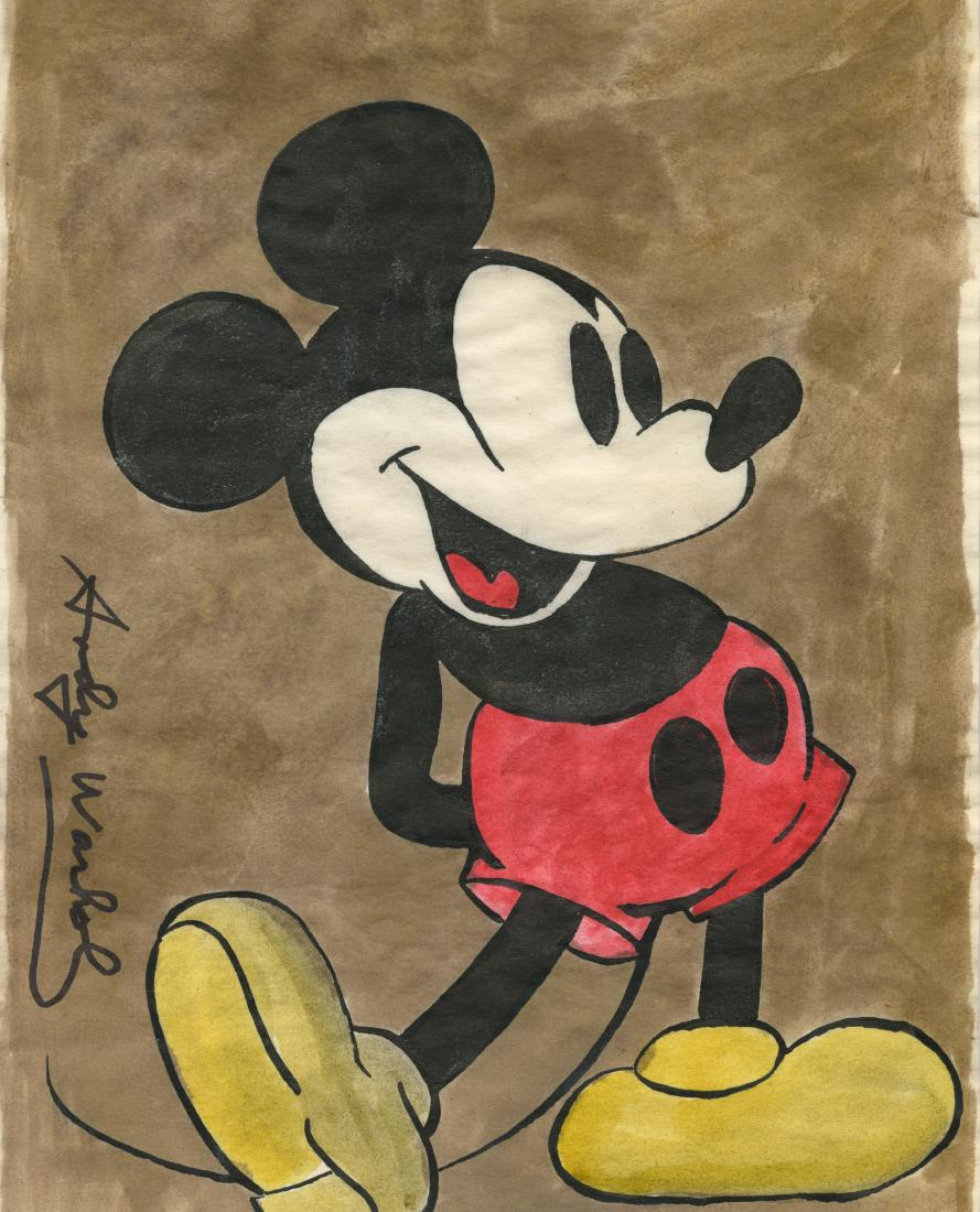 ANDY WARHOL - Mickey Mouse (1 of 1)