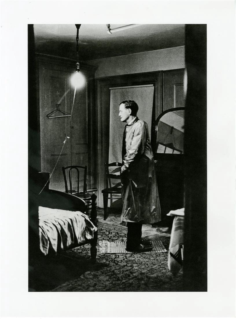DIANE ARBUS - Backwards Man in His Hotel Room,: Diane Arbus (American, 1923-1971). "Backwards Man in His Hotel Room, New York". Original photogravure. 1961. Printed 1978. Stamped with photographer's name, verso. Edition of 1,000. High-grade archiva