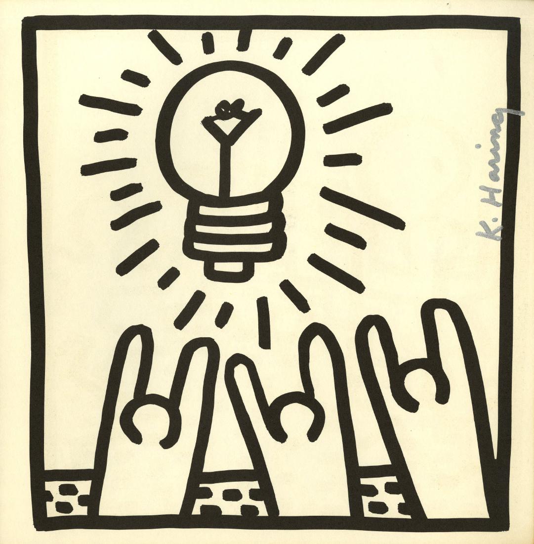 KEITH HARING - Light Bulb (1 of 1)