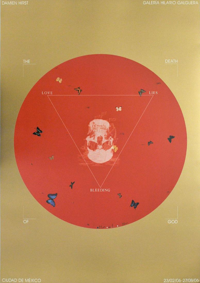 DAMIEN HIRST - The Death of God - Red (tondo) (1 of 1)