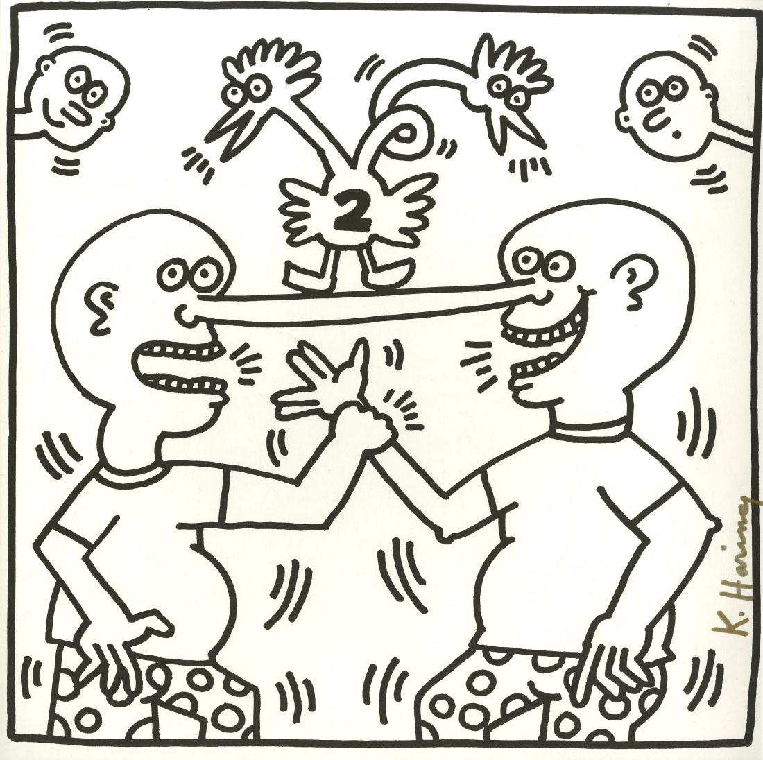 KEITH HARING - Two Heads (1 of 1)