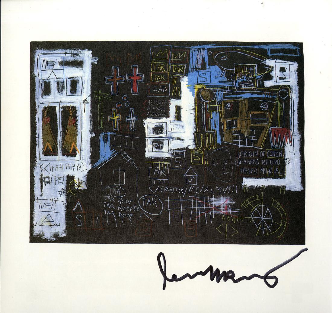 JEAN-MICHEL BASQUIAT - Untitled 1982 (Tar) (1 of 1)