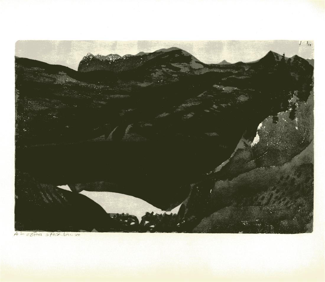 PAUL KLEE - Upper Lake Stockhorn ["Oberer (1 of 2)