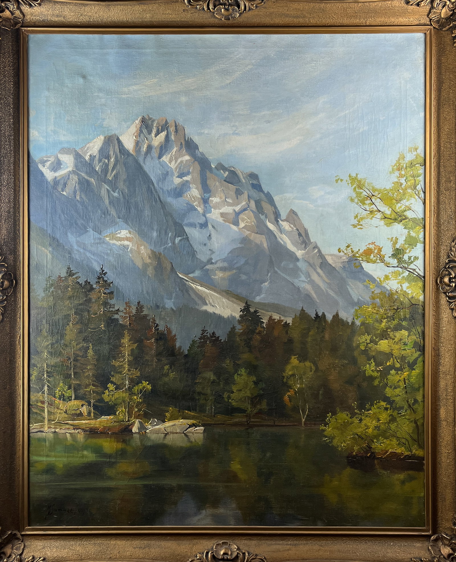 ALPINE LANDSCAPE, SIGNED MAX SAMMET , 20TH C (1 of 1)