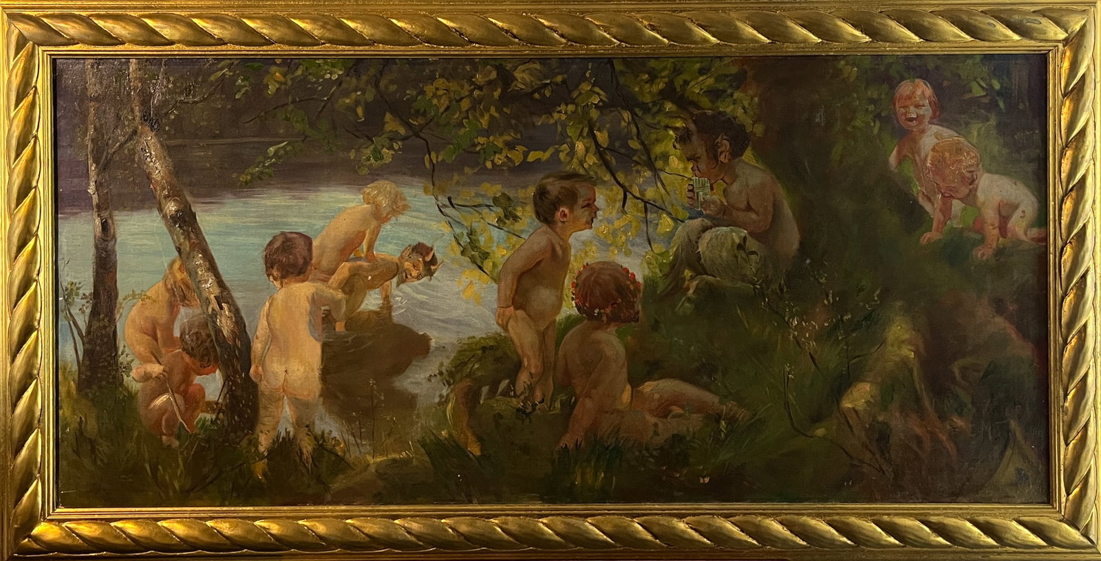 FANTASTICAL SCENE, IN STYLE OF HEINRICH MAX VOGEL (1 of 1)