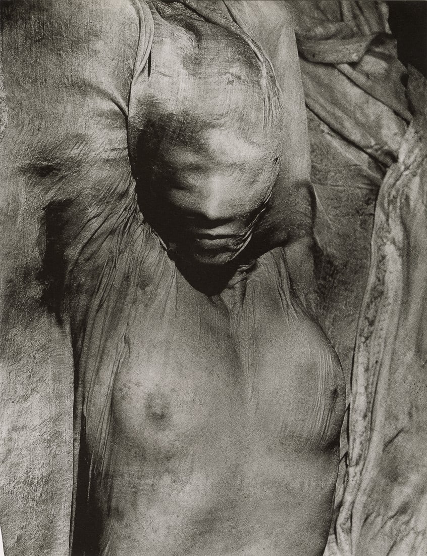 Erwin Blumenfeld - Figure Under Wet Silk: ERWIN BLUMENFELD (1897-1969) Figure Under Wet Silk Photo Litho, 1999 8.75 x 11.5