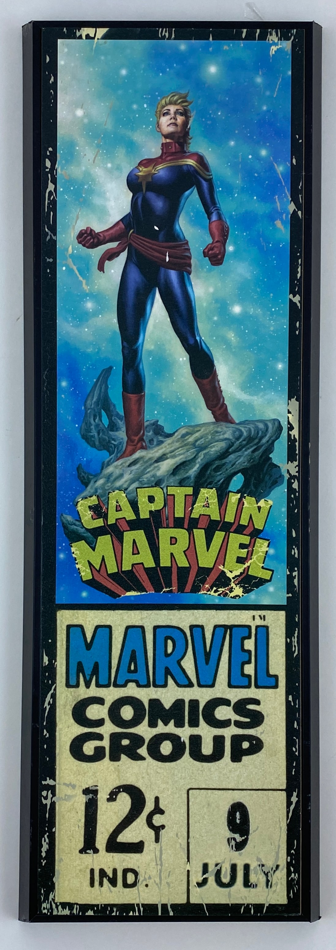 Vintage Captain Marvel Board Advertisement (1 of 5)