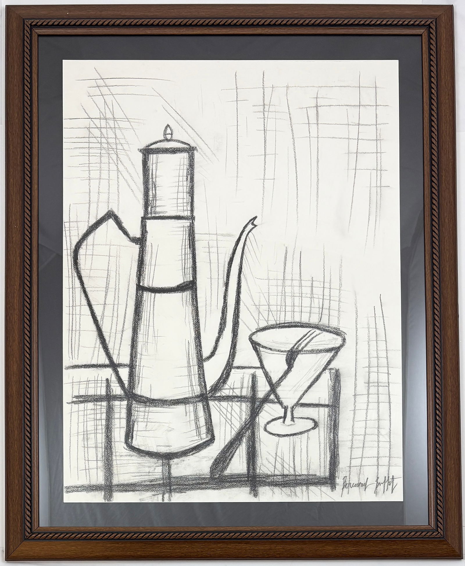Bernard Buffet (1928-1999), Graphite Drawing (1 of 7)